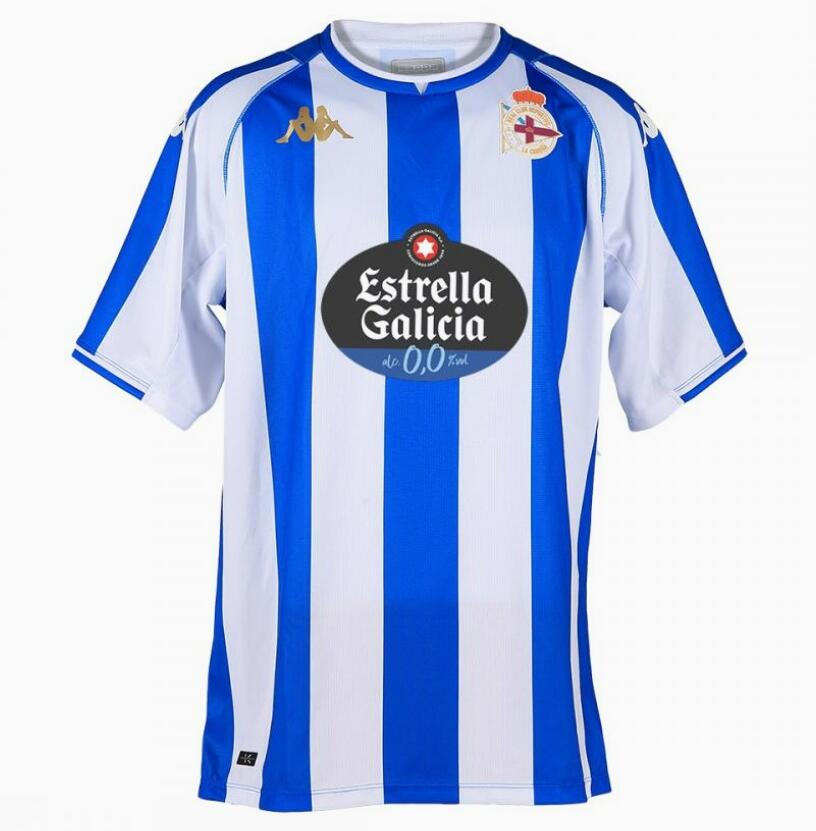 2021/22 Deportivo de La Coruna Home Kit Soccer Jersey